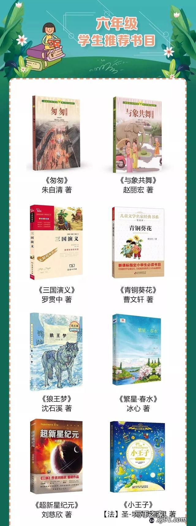 1-9年级学生课外阅读书单，为孩子收藏起来慢慢读-6.jpg